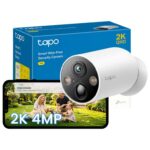 Tapo TC85 2K 4MP Battery Outdoor Security Camera Wireless 300-Day Battery Life