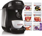 Tassimo by Bosch Happy Friendly Pod Coffee Machine, TAS102EGBC, Black