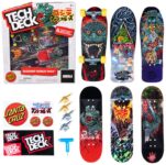 Tech Deck, Godzilla Sk8shop Fingerboard Bonus Pack, Collectible and Customisable Mini Skateboards