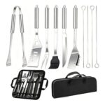 Teenza Stainless Steel Kitchen Utensils Set, Heat Resistant