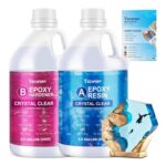 Teexpert Crystal Clear Epoxy Kit 3.8L/1Gal, Self-Leveling Resin – £37.98 S&S