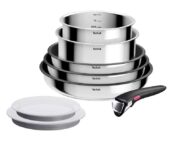 Tefal Ingenio Cook & Eat 8pc Set of Pans Stainless Steel – Free Collection