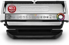 Tefal Optigrill Plus XL Indoor Grill, 9 Cooking Programs, Stainless