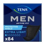 Tena for Men Protective Shield Extra Light Pads, 84 Total