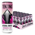 Tenzing Natural Energy Drink, Plant-Based Raspberry-Yuzu 250ml – £23.53 S&S