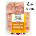 Tesco British Diced Chicken Breast 650G – Clubcard Price