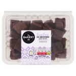 The Bakery at Asda Tempting 20 Brownie / Flapjack / Crumbly Shortbread & 15 Chocolate Cluster Mini Bites