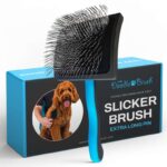 The Doodle Brush Slicker Dog Brush, Curly Coat Detangler, Extra Long Pin – Sold by The Doodle Brush / FBA – Prime Exclusive