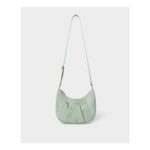 The Fusion Small Nylon Crescent Bag in Sage
