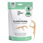 The Humble Co. Dental Floss Picks Mint Flavour Swedish Design
