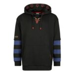 The Morning Ritual – Oversized Hoodie Blue-Black by Steven Rhodes