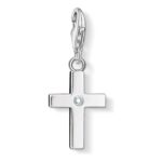 Thomas Sabo Cross Charm Pendant – 925 Sterling Silver