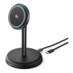 ThreeKey Qi2.2 25W Magnetic Charging Stand with Cooling Fan, LED