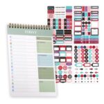 Tikplus A5 Undated Daily Planner Pad – 52 Sheets