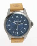 Timberland Gunmetal & Tan Leather Mens Analogue Watch – Free C&C
