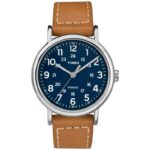 Timex Mens Weekender 40mm Leather Watch – Delayed Dispatch