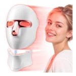 Tinkoola LED Light Therapy Mask for Face & Neck, USB-C