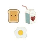 Toast and Milk Pins 3 Pack