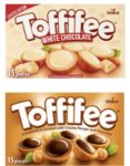 Toffifee Hazelnut & Chocolate 15 Pieces 125G / or White Chocolate Pack 125G – With Clubcard