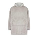 Tokyo Laundry Snuggling Hooded Blanket – Light Grey Marl