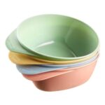 Tommee Tippee EasiScoop Feeding Bowls, 6m, Ergonomic Handles, 4-Pack