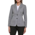 Tommy Hilfiger Damen Blazer Business Jacket with Flattering Fit and Single-Button Closure Blazer – Size 10