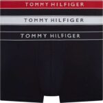 Tommy Hilfiger Mens 3p Trunk (XS) Red (Th Wht/ Med Red/ Dsrt Sky) – Early Prime Deal