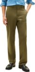 Tommy Hilfiger Mens Dover Essential Twill Chino Colour: Green (Dark Artichoke) 29W 32L