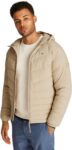Tommy Hilfiger Mens Mix Quilt Jacket With Hood, Size XXL