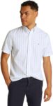 Tommy Hilfiger Mens Short Sleeve Flex Poplin Shirt Sizr XS