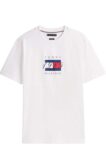 Tommy Hilfiger Mens Short Sleeve Linear Flag Graphic Regular Fit T-Shirt, Size S – Early Prime Deal