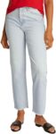 Tommy Hilfiger Womens Classic Straight Leg Sky Ankle Grazer Jeans W28 L32