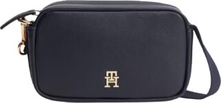 Tommy Hilfiger Womens Th Logotape Camera Bag Aw0aw18741 Crossover