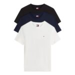 Tommy Jeans Mens 3-Pack Short Sleeve T-Shirts – XS