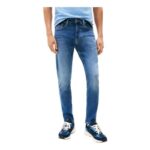 Tommy Jeans Mens Austin Slim Tapered Stretch Jeans, Blue, 36W/34L
