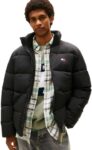 Tommy Jeans Mens Vail Puffer Jacket with Stand Collar – Size XXL
