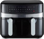 Tower Vortx 9L Dual Basket Air Fryer, 2600W, Black