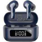 Tozo NC3 Hybrid 45dB ANC Wireless Earbuds, 68hrs w/Case, Bluetooth 5.3, Wireless Charging Case (Blue) Sold By Hennus EU / FBA