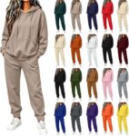 Tracksuit Womens Full Set Lounge Wear Sets Long Sleeve Two Piece Outfits