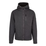 Trespass Mens Casual Jacket Truther Black Marl Size M