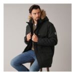 Trespass Mens Waterproof Padded Parka – Black