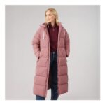 Trespass Womens Therese Waterproof Padded Long Jacket Faded Rose