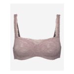 Triumph Beige Floral Lace Balconette Bra