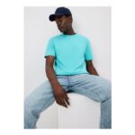 Turquoise Essential Crew Neck T-Shirt