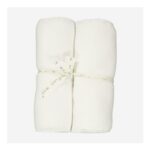 Two Pack Coconut Milk Maya Bolster Cushions 15x46cm