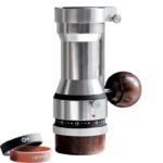 UPVOID Manual Coffee Grinder, Hollow Shaftless Burr Grinder with checkout discount Sold by Three OClock Direction / FBA