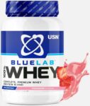 USN Blue Lab Whey Strawberry Protein Powder 908g (buy 2 – 1.8kg for Free Del)