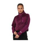 Under Armour Fleece Mock Neck Top – Purple, Size 4-6