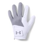 Under Armour Mens Medal Golf Gloves Gray Left Large