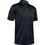 Under Armour Mens Tech Polo Shirt with code – Black or Grey (Size Small Only)